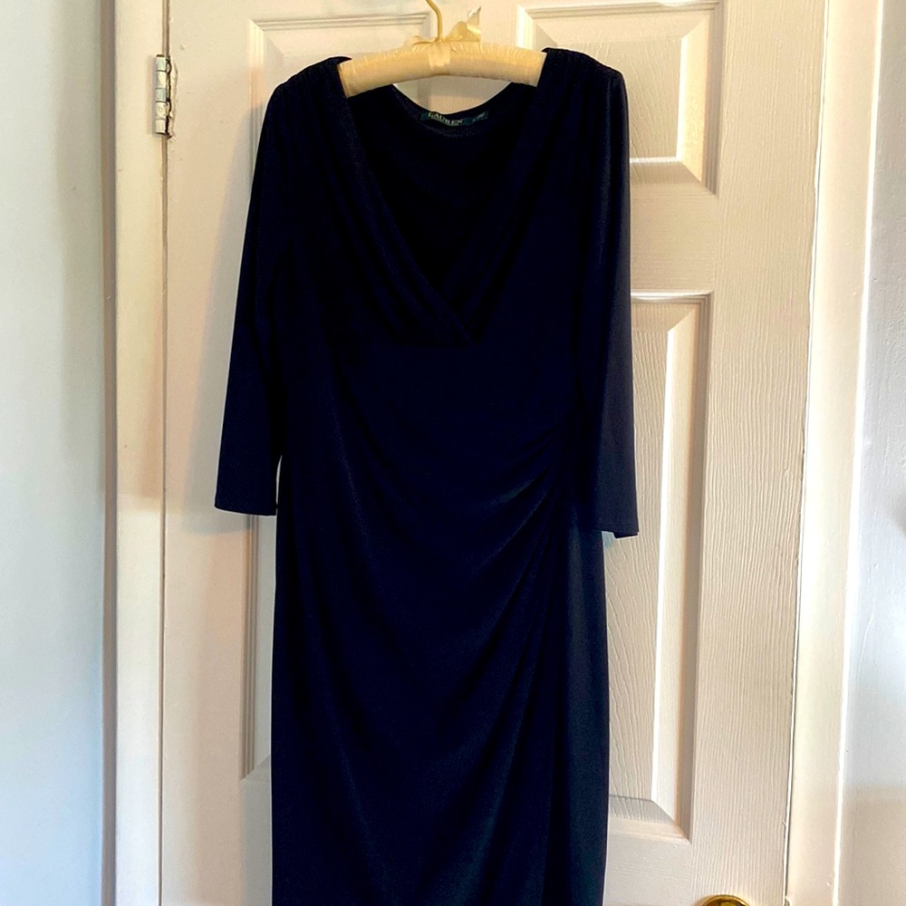 Ralph Lauren black evening dress